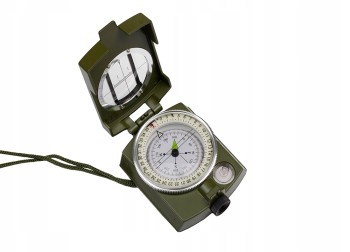 Kompas magnetyczny metalowy busola harcerski turystyczny Comet