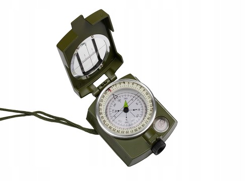 Kompas magnetyczny metalowy busola harcerski turystyczny Comet